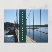 Wiggly Bridge York Maine Photographic Postkarte (Vorderseite)