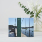 Wiggly Bridge York Maine Photographic Postkarte (Stehend Vorderseite)