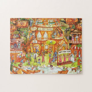 Wiggly Wobbly Wumble Woods Neujahrstag Puzzle