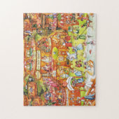 Wiggly Wobbly Wumble Woods Valentinstag Puzzle (Vertikal)