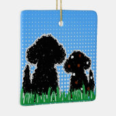 WiggyDogs Keramikornament (Rechts)