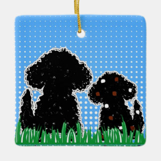WiggyDogs Keramikornament