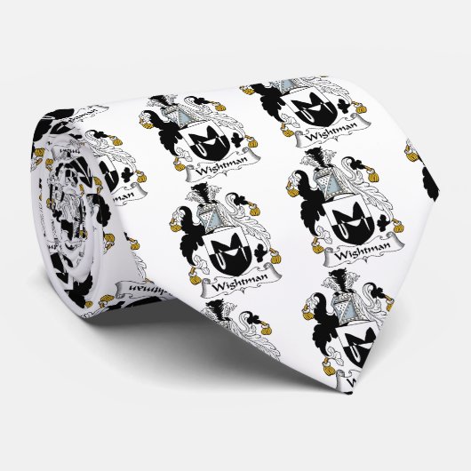 Wightman Familienwappen Krawatte (Gerollt)