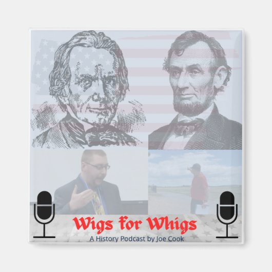 Wigs für Whigs-Logo-Magnet Magnet (Vorne)