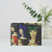 Wigs im Los Angeles Store Postkarte (Stehend Vorderseite)
