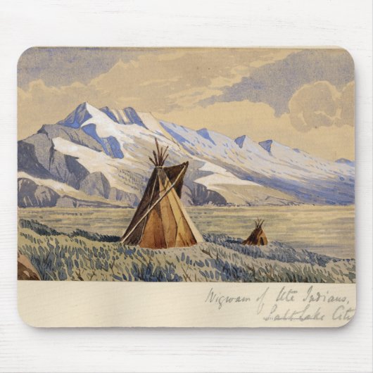 Wigwam des Ute-amerikanischen Ureinwohners, Salt Mousepad (Vorne)