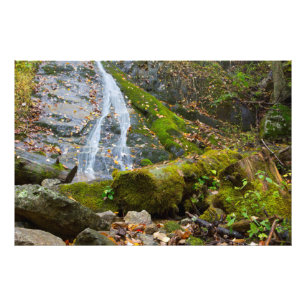 Wigwam Falls, Blue Ridge Parkway, Virginia Fotodruck