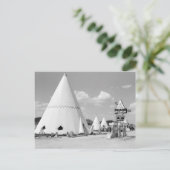 Wigwam Motel, 1940 Postkarte (Stehend Vorderseite)
