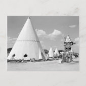 Wigwam Motel, 1940 Postkarte (Vorderseite)