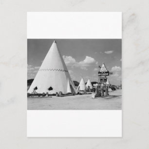 Wigwam Village, Cave City, Kentucky: 1940 Postkarte