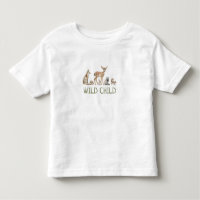 WiILD KINDER Woodland Animals Baby Kleinkind T - S