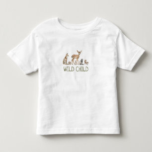 WiILD KINDER Woodland Animals Baby Kleinkind T - S T-shirt