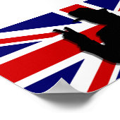 Wiinston Churchill British Bulldog Poster (Ecke)