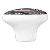 WiizyHexenzauberhexe Kosmische Katze Pentagramm Ma Keramikknauf (Seitenansicht)