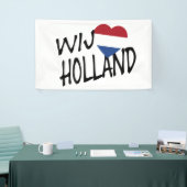 Wij Heartflag Holland bk on wt bncnt Banner (Messeveranstaltung)