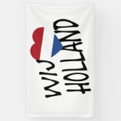 Wij Heartflag Holland bk on wt bncnt Banner (Vertikal)