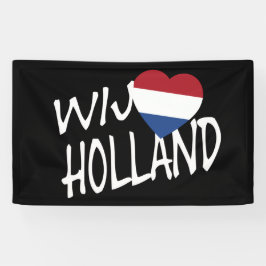 Wij Heartflag Holland wt auf bk bncnt Banner