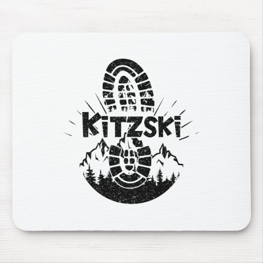 Wiker Kitzski Tirol Österreich Urlaub Mousepad (Vorne)