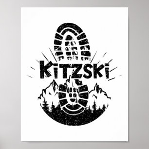 Wiker Kitzski Tirol Österreich Urlaub Poster