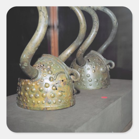 Wikerhelm Quadratischer Aufkleber (Vorderseite)