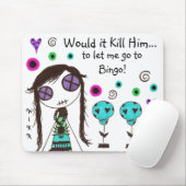 WIKH Ser#104 Mädchen wollen, um Spaß zu haben Mousepad (Mit Mouse)