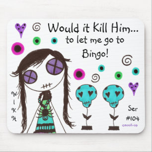 WIKH Ser#104 Mädchen wollen, um Spaß zu haben Mousepad