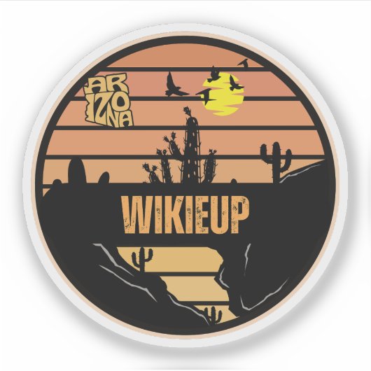 Wikieup, Arizona Aufkleber (Vorderseite)