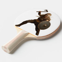 Wiking-Barbaren-Helden Ping Pong Paddle