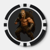 Wiking-Barbaren-Helden Poker Chips (Vorderseite)