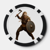 Wiking-Barbaren-Helden Poker Chips (Rückseite)
