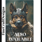 Wiking German Shepherd Dog Warrior BS1 Decoupage Seidenpapier