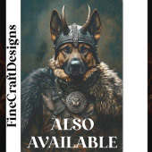 Wiking German Shepherd Dog Warrior BS1 Decoupage Seidenpapier