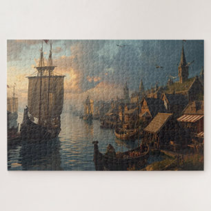 Wiking-Hafen-Puzzle Puzzle