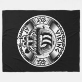 Wiking im Herzen Fleecedecke (Vorderseite (Horizontal))