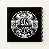 Wiking im Herzen Notizblock (Rückseite)