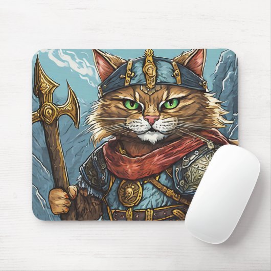 Wiking Katzenmauspad! Mousepad (Mit Mouse)