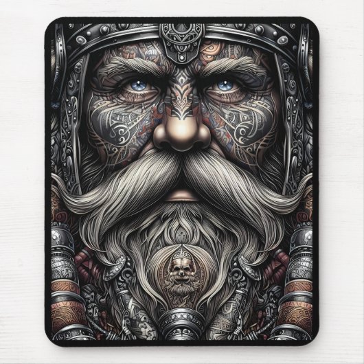 Wiking-Krieger-Mauspad Mousepad (Vorne)