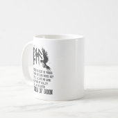 Wiking Rabe Code Kaffeetasse (Vorderseite Links)