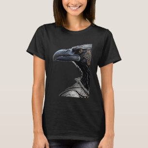 Wiking Rabe Nordischer Krieger Krähe Viking Stil   T-Shirt