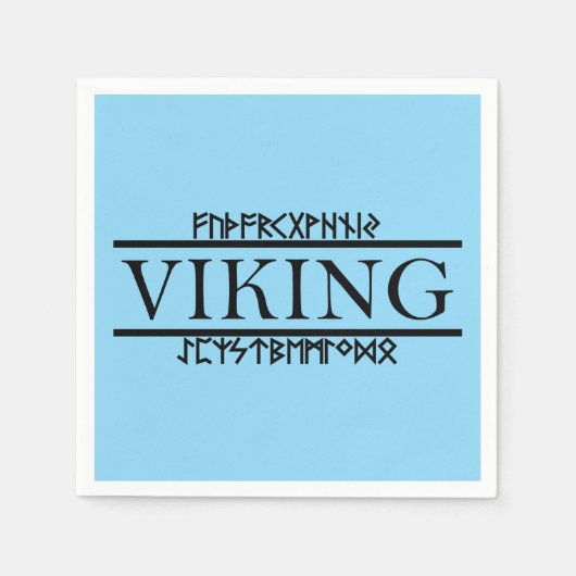 Wiking Runen Papier Servietten (Vorderseite)