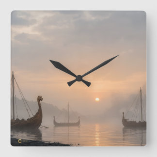 Wiking-Uhr Quadratische Wanduhr