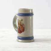 Wiking Valhalla Krieger Bierglas (Vorderseite Links)