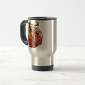 Wiking Valhalla Krieger Reisebecher (Vorderseite Links)