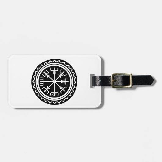 Wiking Vegvisir Kompass Gepäckanhänger (Vorderseite horizontal)