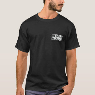 Wiking Walhalla Odin Thor Hammer Nordmann auf beid T-Shirt