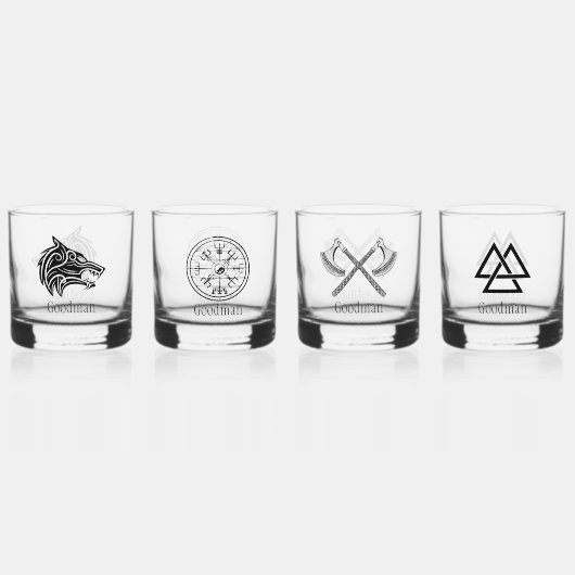 Wiking Whiskyglas (Vorderseite)