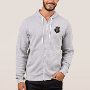 Wiking-Wolf-Krieger – Luxuriöses nordisches Masken Hoodie