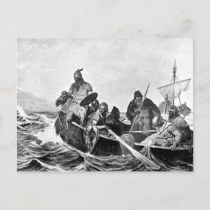 Wikinganlandung in Island (1909) Postkarte