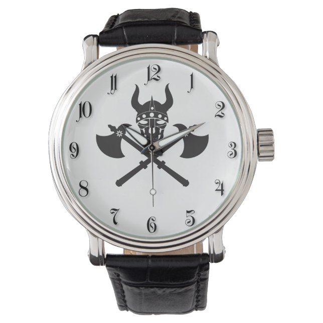 Wikingemblem Armbanduhr (Vorderseite)