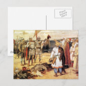 Wikinger an der Küste Postkarte (Vorne/Hinten)